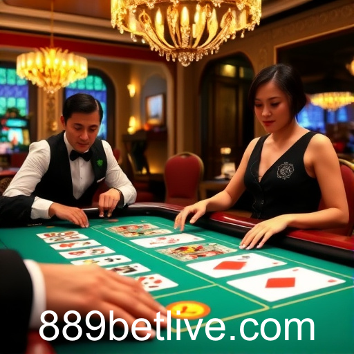 A Experiência do Cassino ao Vivo com 'Live Dealer' na 889bet
